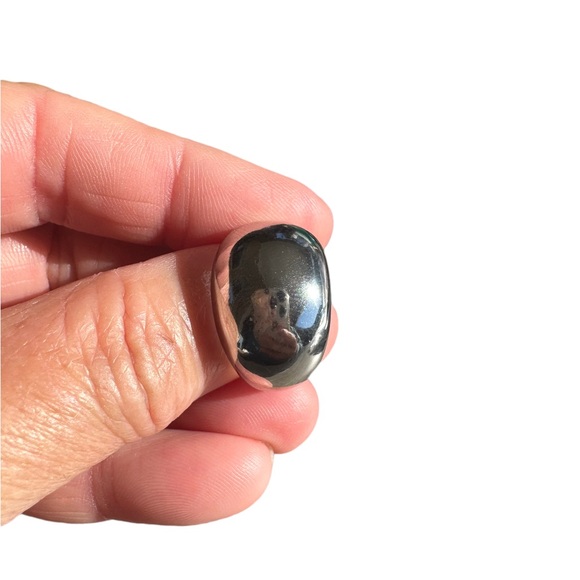 Silver Chunky Cuff Ring - Picture 3 of 5